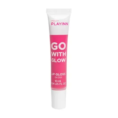 INGLOT PLAYINN GO WITH GLOW LIP GLOSS BŁYSZCZYK DO UST 25 GO WITH RASPBERRY 10ML