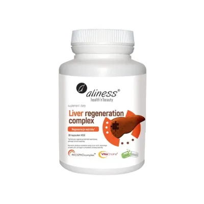 Aliness Liver Regeneration Complex suplement diety na regenerację wątroby 90 kapsułek