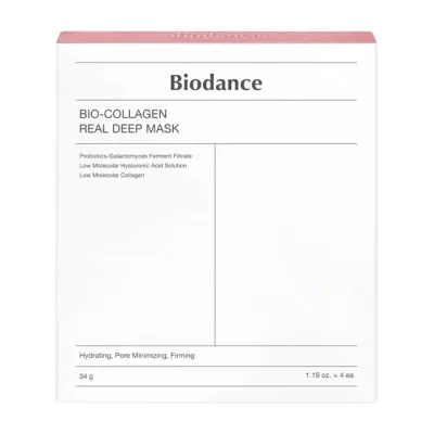 Biodance Bio Collagen Real Deep Mask kolagenowa maseczka w płachcie 4 x 34 g