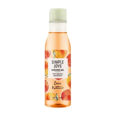 Oriflame Love Nature Simple Joys żel pod prysznic Organic Grapefruit 250ml