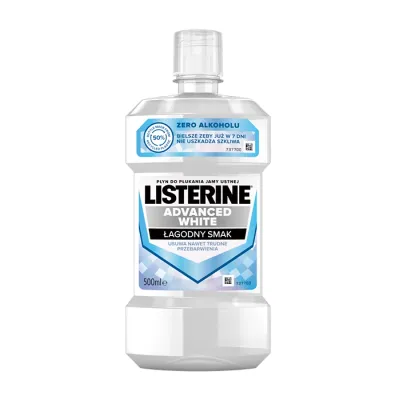 Listerine Advanced White płyn do płukania jamy ustnej 500ml