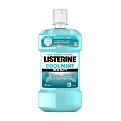 Listerine Cool Mint płyn do płukania jamy ustnej Mild Taste 500ml