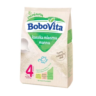 BoboVita kaszka mleczna manna po 4 miesiącu 230 g