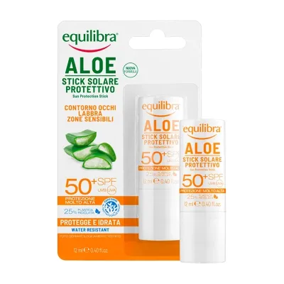Equilibra Aloe aleosowy sztyft przeciwsłoneczny SPF50+ 12ml