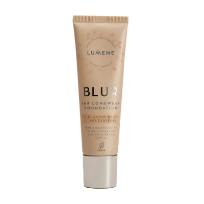 Lumene Blur długotrwały podkład 16H 1 Classic Beige SPF 15 30ml