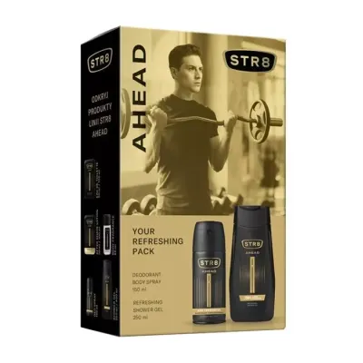 STR8 Ahead dezodorant spray 150ml + żel 250ml