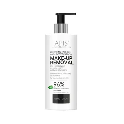 Apis oczyszczający żel do mycia twarzy z aktywnym węglem 300 ml