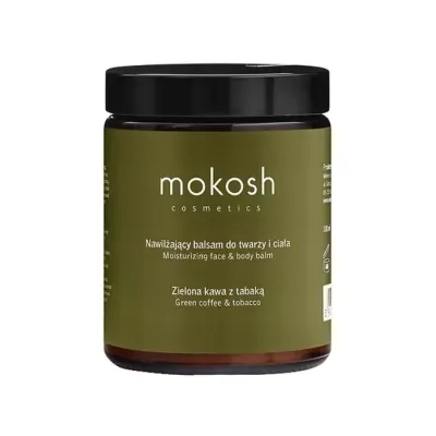 MOKOSH NAWILŻAJĄCY BALSAM DO TWARZY I CIAŁA ZIELONA KAWA Z TABAKĄ 180ML
