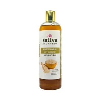 Sattva Ayurveda 100% naturalny olej sezamowy zimnotłoczony 250ml