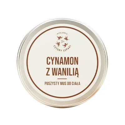 Mydlarnia Cztery Szpaki mus cynamon z wanilią 150ml