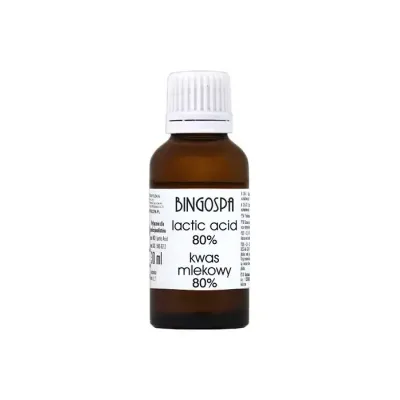 BingoSpa kwas mlekowy 80% do pielęgnacji skóry 30 ml