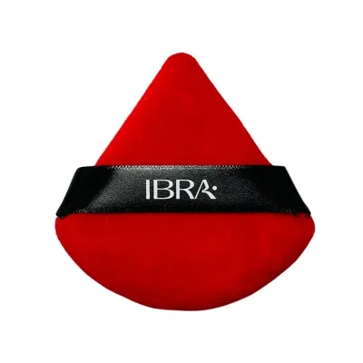 Ibra Makeup trójkątny puszek do pudru 1 sztuka
