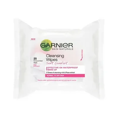 Garnier Skin Active nawilżające chusteczki do demakijażu 25 sztuk