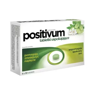 Aflofarm Positivum tabletki uspokajające suplement diety 6 x 30 tabletek