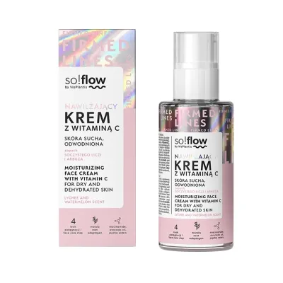 So!Flow nawilżający krem do twarzy z witaminą C skóra sucha i odwodniona 50ml
