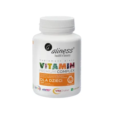 Aliness Premium Vitamin Complex suplement diety dla dzieci 120 tabletek