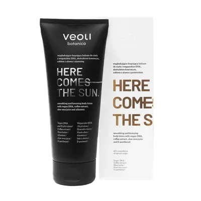 Veoli Botanica Here Comes The Sun wygładzająco-brązujący balsam do ciała 200 ml