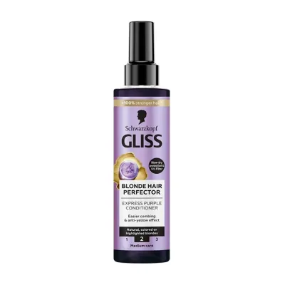 Gliss Blond Hair Perfector ekspresowa odżywka do włosów blond, farbowanych, rozjaśnianych 200ml