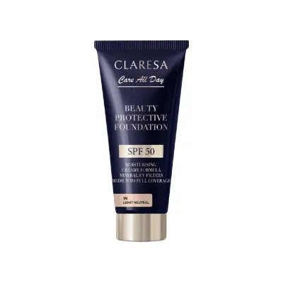 Claresa Care All Day nawilżający podkład z filtrem SPF50 1N Light Neutral 30ml