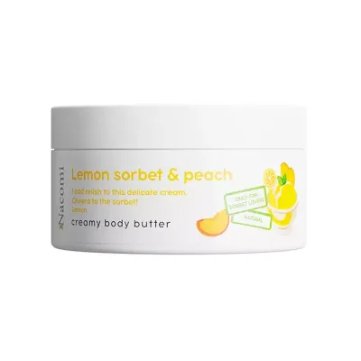 Nacomi masło do ciała Peach Sorbet & Lemon 100 ml