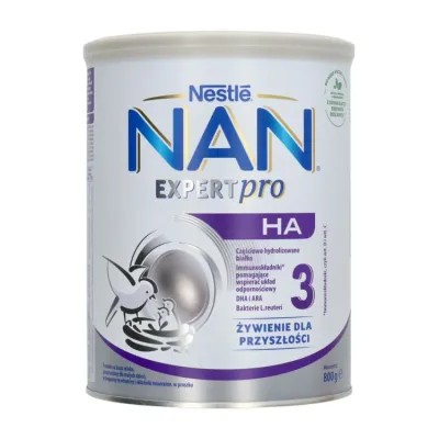 Nestle NAN Expert Pro HA 3 mleko następne w proszku dla dzieci po 1 roku życia 800g