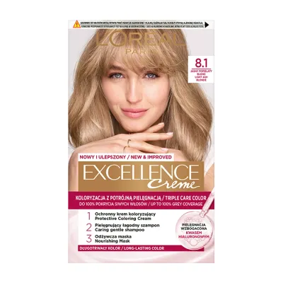 L'Oréal Paris Excellence Créme farba do włosów 8.1 jasny popielaty blond