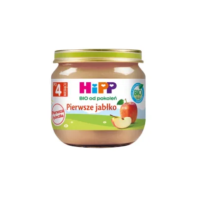 HIPP Bio deserek w słoiczku po 4 miesiącu pierwsze Jabłko 80g