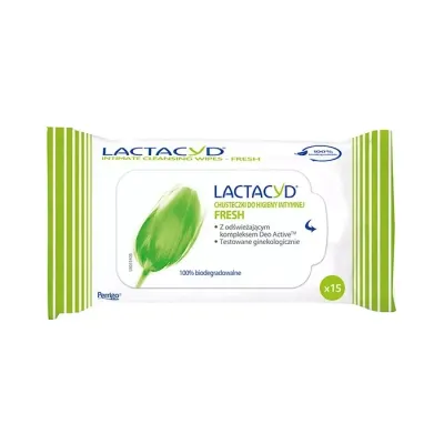 LACTACYD FRESH CHUSTECZKI DO HIGIENY INTYMNEJ 15 SZTUK