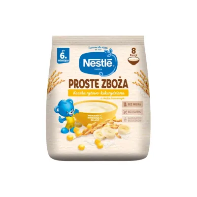 Nestle Proste Zboża kaszka ryżowo-kukurydziana Banan 144g
