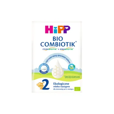 HiPP Bio Combiotik 2 ekologiczne mleko następne dla niemowląt po 6 miesiącu życia w saszetce 27g