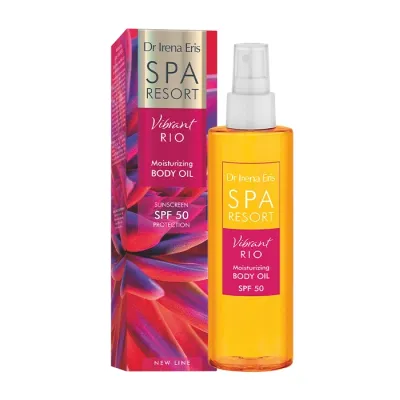 Dr Irena Eris Vibrant Rio nawilżający olejek do opalania spray SPF50 200 ml