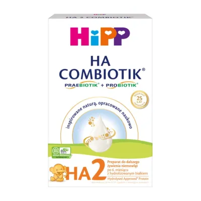 HiPP Bio Ha Combiotik 2 preparat do dalszego żywienia po 6 miesiącu 350g