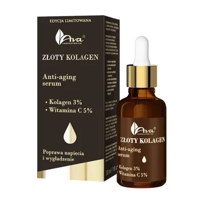 Ava Złoty Kolagen naprawcze serum do twarzy 30 ml