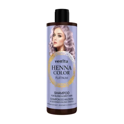 Venita Henna Color szampon do włosów w odcieniach blond i siwych Platinum 300ml