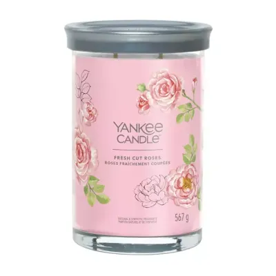 Yankee Candle Signature Tumbler duża świeca zapachowa Fresh Cut Roses 567 g
