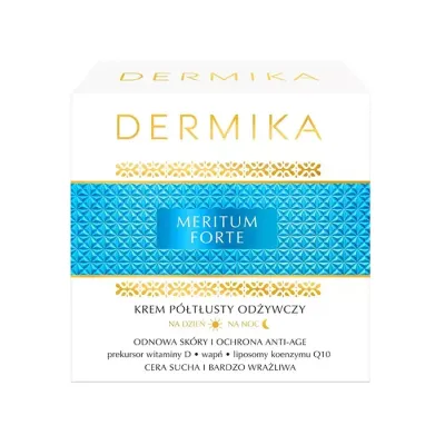 Dermika Meritum Forte krem półtłusty odżywczy na dzień i na noc 50ml