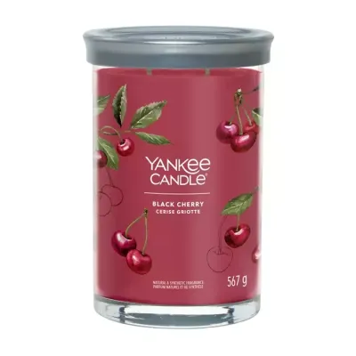 Yankee Candle Signature Tumbler duża świeca zapachowa Black Cherry 567 g
