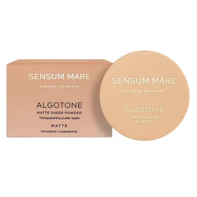 Sensum Mare Algotone Matte transparentny sypki puder o matowym wykończeniu 10 g