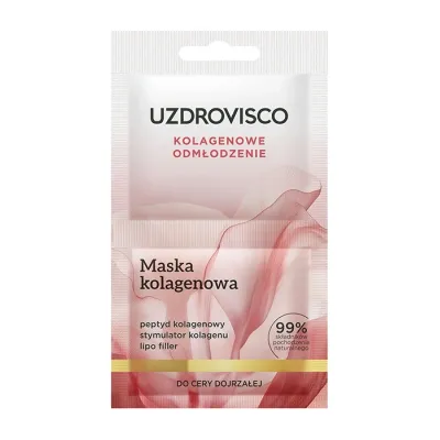 Uzdrovisco Kolagenowe Odmłodzenie maska kolagenowa do twarzy 10 ml