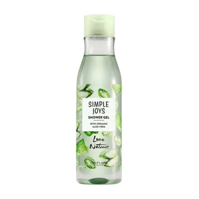 Oriflame Love Nature Simple Joys żel pod prysznic Aloe Vera 250ml