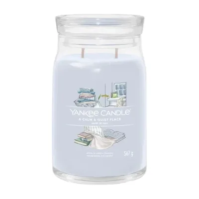 Yankee Candle Signature duża świeca zapachowa A Calm & Quiet Place 567 g