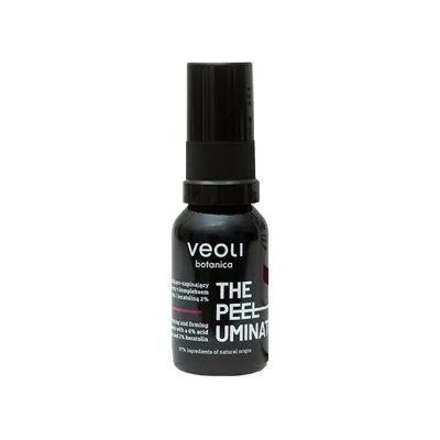 Veoli Botanica The Peeluminator rozświetlająco-napinający peeling pod oczy 15 ml