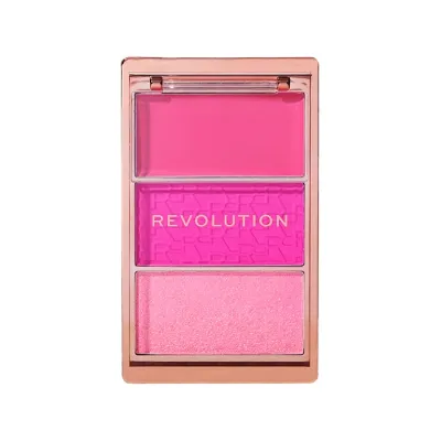 Makeup Revolution Icon Blush paleta różów Hot Pink Flag 9,8g