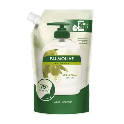 Palmolive Naturals Clean & Care milk & olive mydło w płynie do rąk refill 500ml