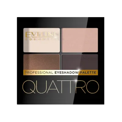 Eveline Cosmetics Quattro Eyeshadow paleta 4 cieni do powiek 9 7,2 g
