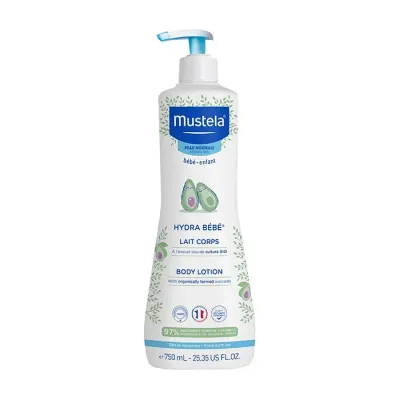 Mustela Hydra Bebe mleczko do ciała dla dzieci od 1 dnia życia 750 ml
