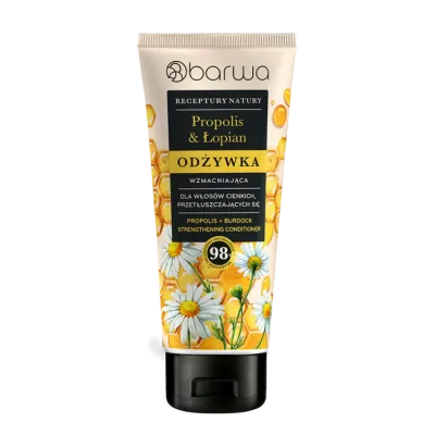 Barwa Naturalna Receptury Natury wzmacniająca odżywka do włosów cienkich i przetłuszczających się 200 ml