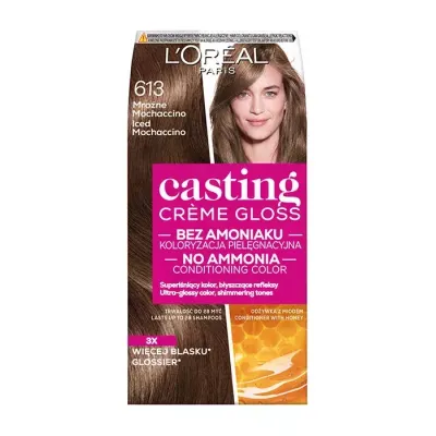 L'Oréal Paris Casting Creme Gloss farba do włosów 613 Mroźne mochaccino