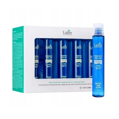 La'dor Perfect Hair Fill-up odbudowująca kuracja do włosów zniszczonych ampułka 10x13ml