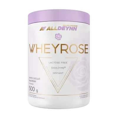 Allnutrition Alldeynn Wheyrose białko suplement diety White Chocolate Raspberry 500 g